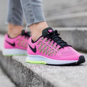 Nike Air Zoom Pegasus 32 Pink Black Running Shoes, Women’s Size 7.5